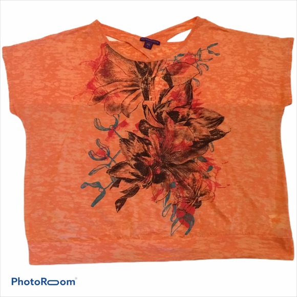 Beverly Drive floral print front criss cross back - Picture 6 of 7